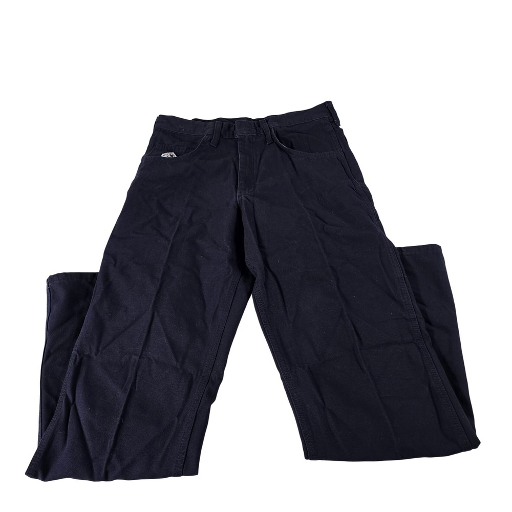 Bulwark FR Mens Navy Blue Flame Resistant Work Pants CAT2 30x32 PLJ6NV4 NEW